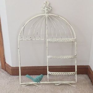 Bird Cage Jewelry Holder